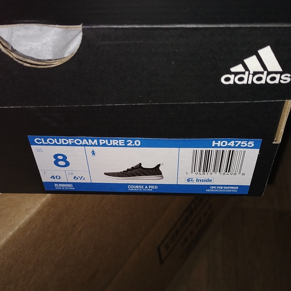 ๐ธ 2x HP ๐ธ NIB ADIDAS Cloudfoam Pure 2.0 - Picture 2 of 8